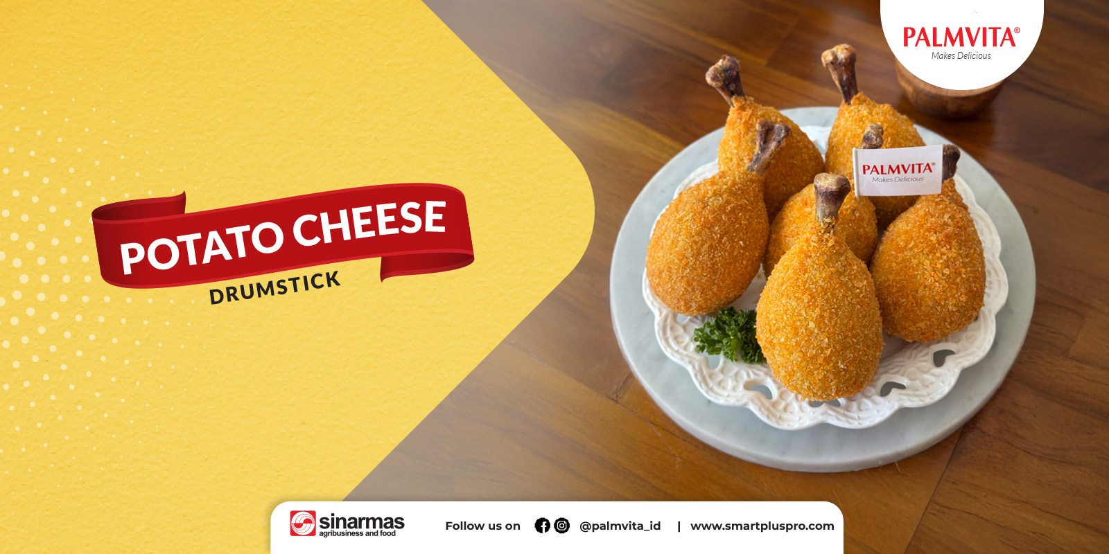 Garing, Lumer, Lembut | Resep Potato Cheese Drumstick